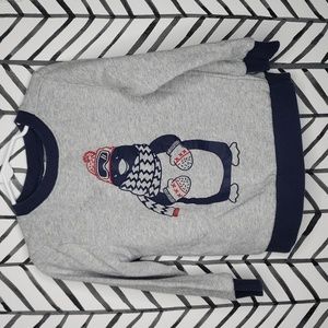 NWOT-  Carters 4T holiday penguin sweatshirt